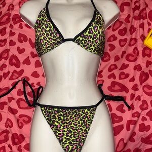 Leopard Print Bikini Set
